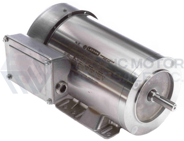 Image for LEESON Single Phase WASHGUARD Premium Duck Stainless Motors