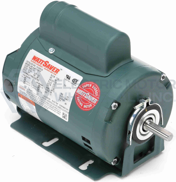 101585.00 LEESON 1/2HP 1PH RESILIENT BASE WATTSAVER MOTOR A4K17DR6  