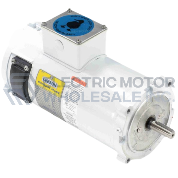 Image for 3/4HP LEESON 1750RPM 56C TENV 180VDC EPOXY WASHDOWN MOTOR 108229.00