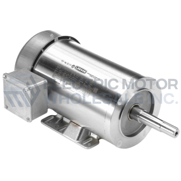 G121626.00 LEESON 1HP STAINLESS PUMP MOTOR CZ143T17WK18