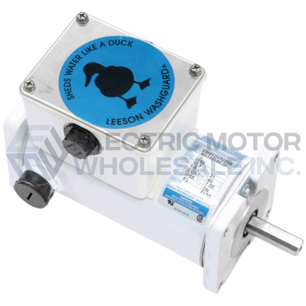 Image for 1/8HP LEESON 1750RPM 31 IP55 12VDC WASHDOWN MOTOR M1120182.00