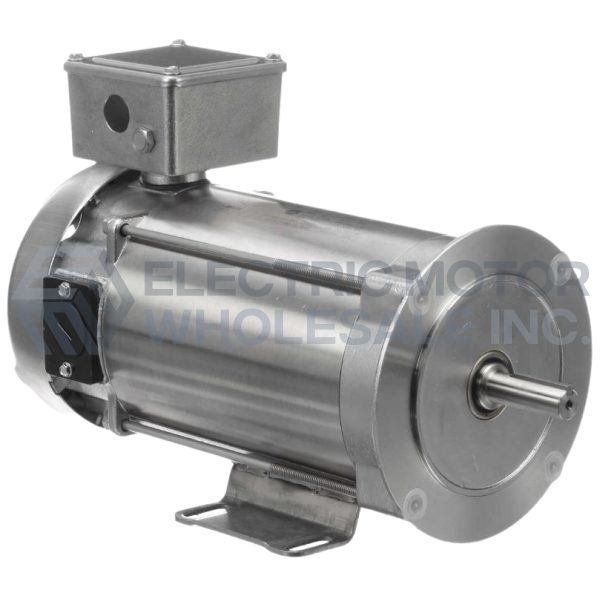 Image for 3/4HP LEESON 1750RPM 56C TEFC 90VDC STAINLESS WASHDOWN MOTOR 109072.00