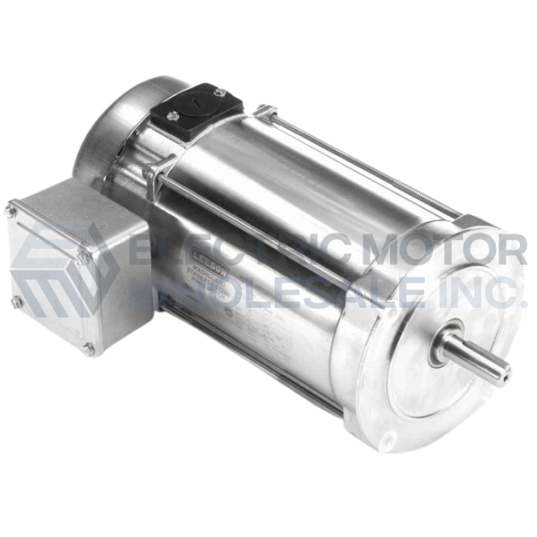 Image for 1/2HP LEESON 1750RPM 56C TEFC 90VDC STAINLESS WASHDOWN MOTOR 109082.00