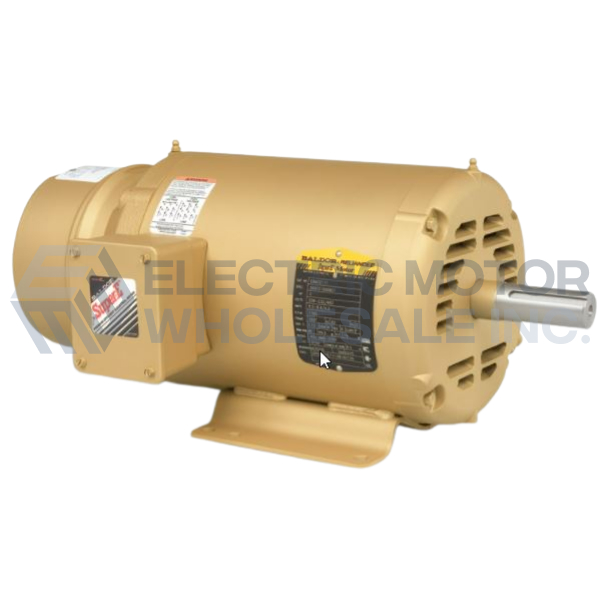 Image for 1.5HP BALDOR 1755RPM 145T OPEN 3PH SUPER-E BRAKE MOTOR EBM3154T