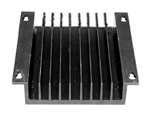 Image for 7" KB Electronics Aluminum Auxiliary Heatsink 9861