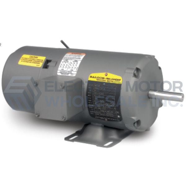 Image for 1/2HP BALDOR 1725RPM 56 TENV 3PH BRAKE MOTOR BM3538