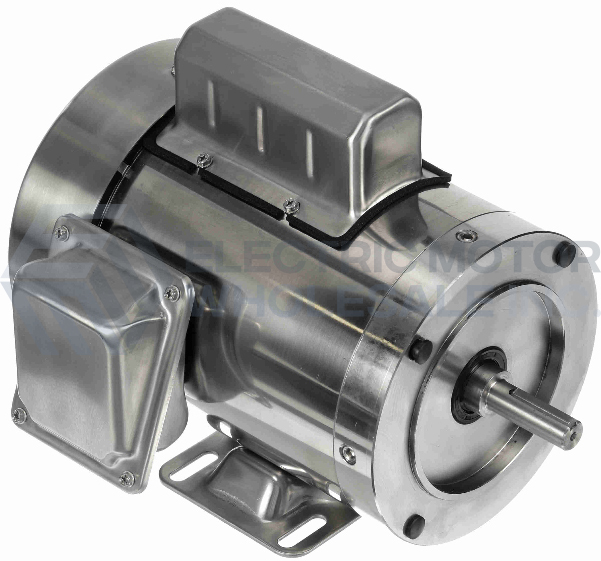 191479.00 LEESON 1HP SINGLE PHASE SST WASHDOWN MOTOR C6C17WK16A 