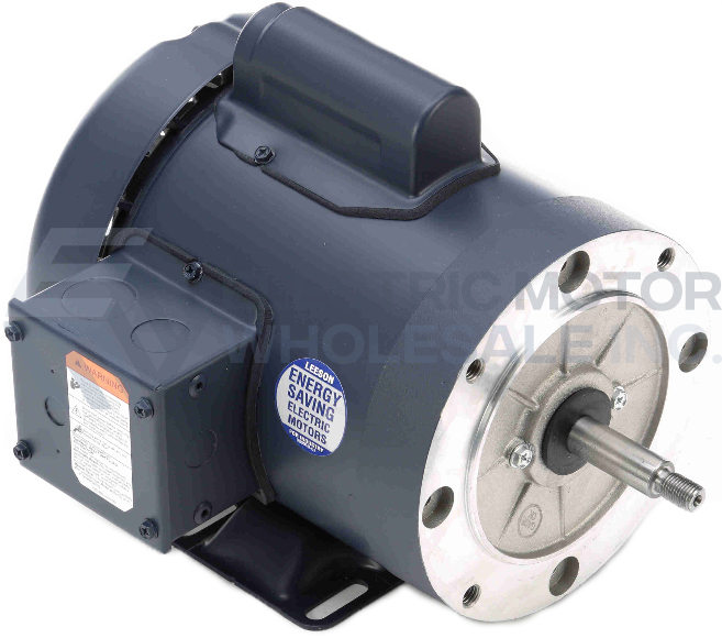 113637.00 LEESON 1/2HP SINGLE PHASE PUMP MOTOR A6C34FK49F