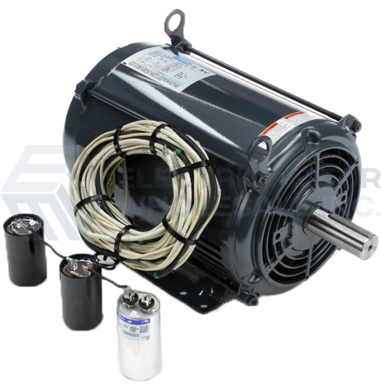 Image for 10HP LEESON 1730RPM 215TVZ DPAO 1PH TOBACCO BARN MOTOR 140816.00
