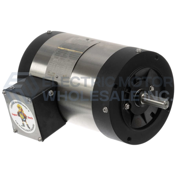 Image for 1/2HP LEESON 1725RPM 56C TENV 3PH STAINLESS WASHDOWN MOTOR 114394.00