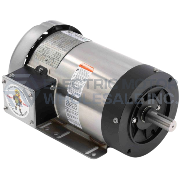 Image for 2HP LEESON 1751RPM 145TC TEFC 3PH STAINLESS WASHDOWN MOTOR 121913.00