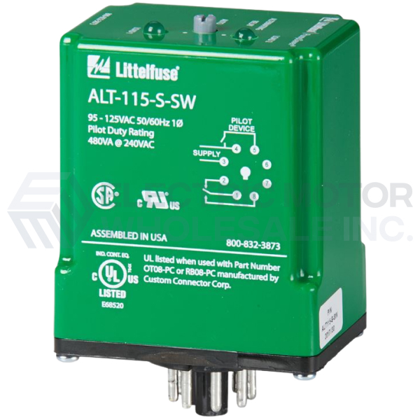 Image for Littelfuse SymCom ALT-115-X-SW Alternating Relay with Switch