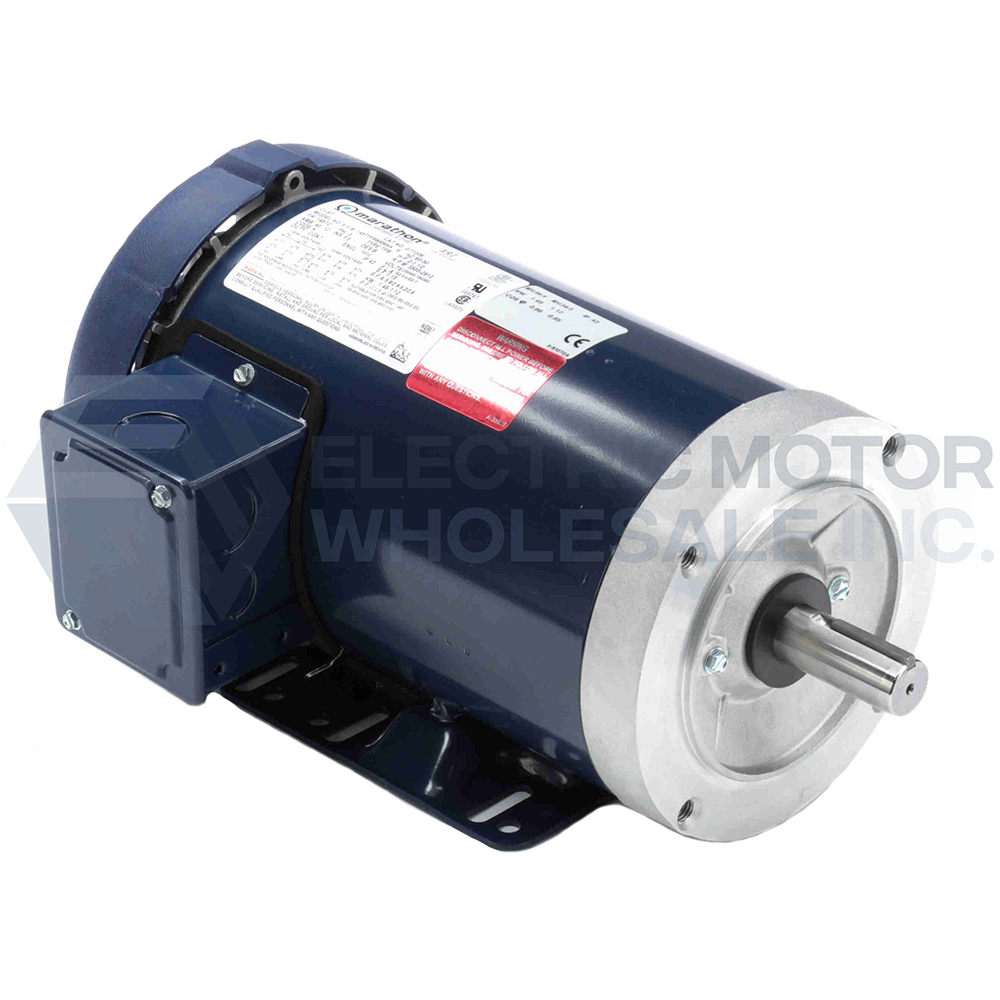 1.5HP MARATHON 1755RPM 145TC TEFC 3PH GLOBETROTTER MOTOR GT1204