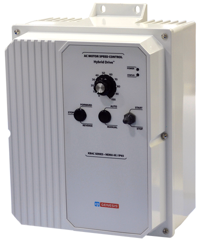 Image for 10HP KB Electronics KBAC-416 NEMA4X EPOXY WHITE VFD 460VAC 3PH KB 8881