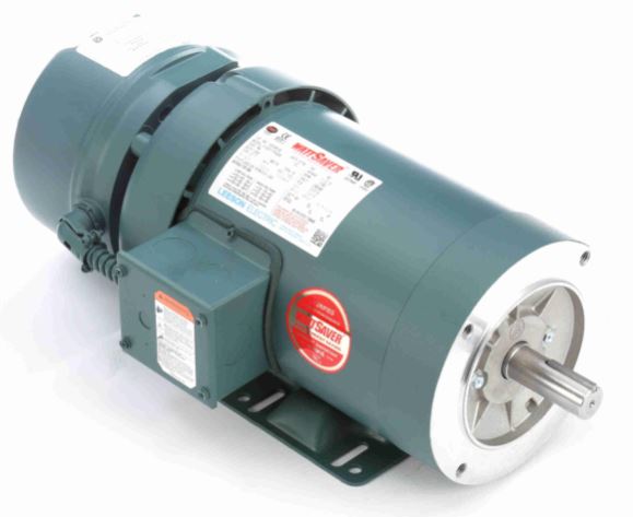 Image for 1HP LEESON 1760RPM 143TC TEFC 3PH WATTSAVER BRAKE MOTOR 122248.00