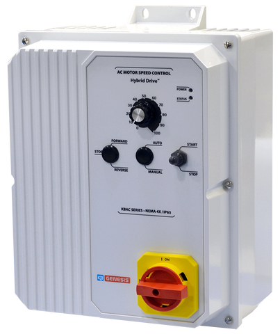 Image for 10HP KBDA-416S NEMA4X VFD ON/OFF SWITCH 480VAC 3PH INPUT 8859