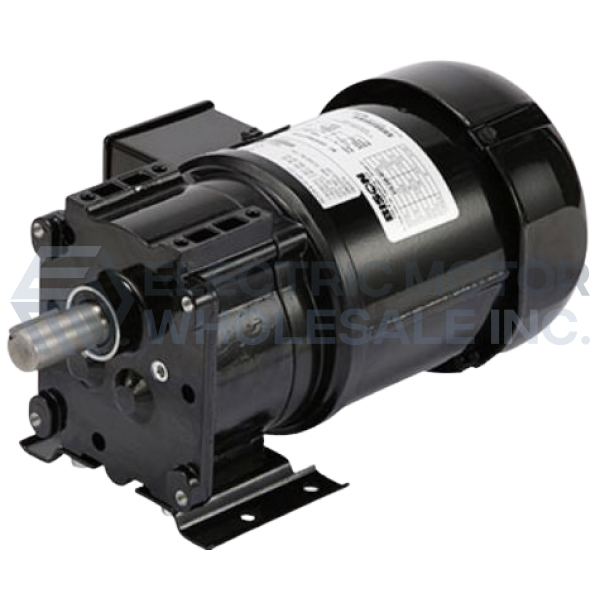 1/4 HP 350 RPM TEFC 230 VAC 3-Phase Parallel Shaft Gearmotor, 247 Series