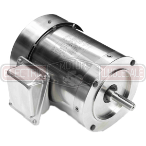 Image for 1/2HP LEESON 1740RPM 56C TEFC 3PH STAINLESS WASHDOWN SST MOTOR 191507.00