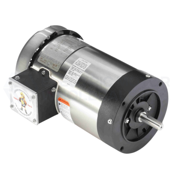 Image for 2HP LEESON 1745RPM 56C TEFC 3PH STAINLESS WASHDOWN MOTOR 119489.00
