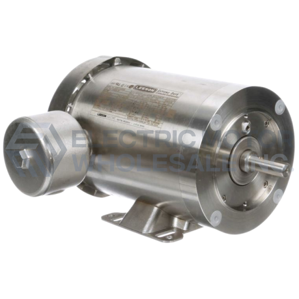 Image for 1.5HP LEESON 1750RPM 56C TEFC 3PH STAINLESS WASHDOWN MOTOR 119528.00