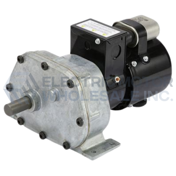 1/12HP BISON 6RPM TEFC 115/230VAC VWDIR84 PARALLEL GEARMOTOR 016Q107-0267