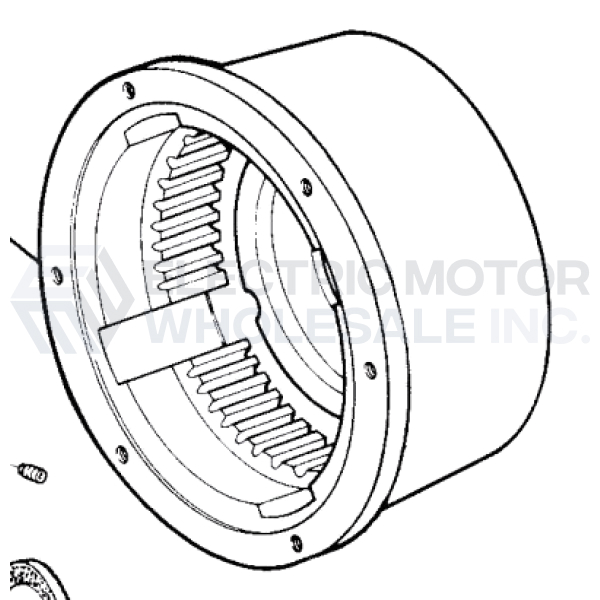 Image for STEARNS 125-330FT-LB 82000 Series IP54 Cast Iron Endplate 52220114030F
