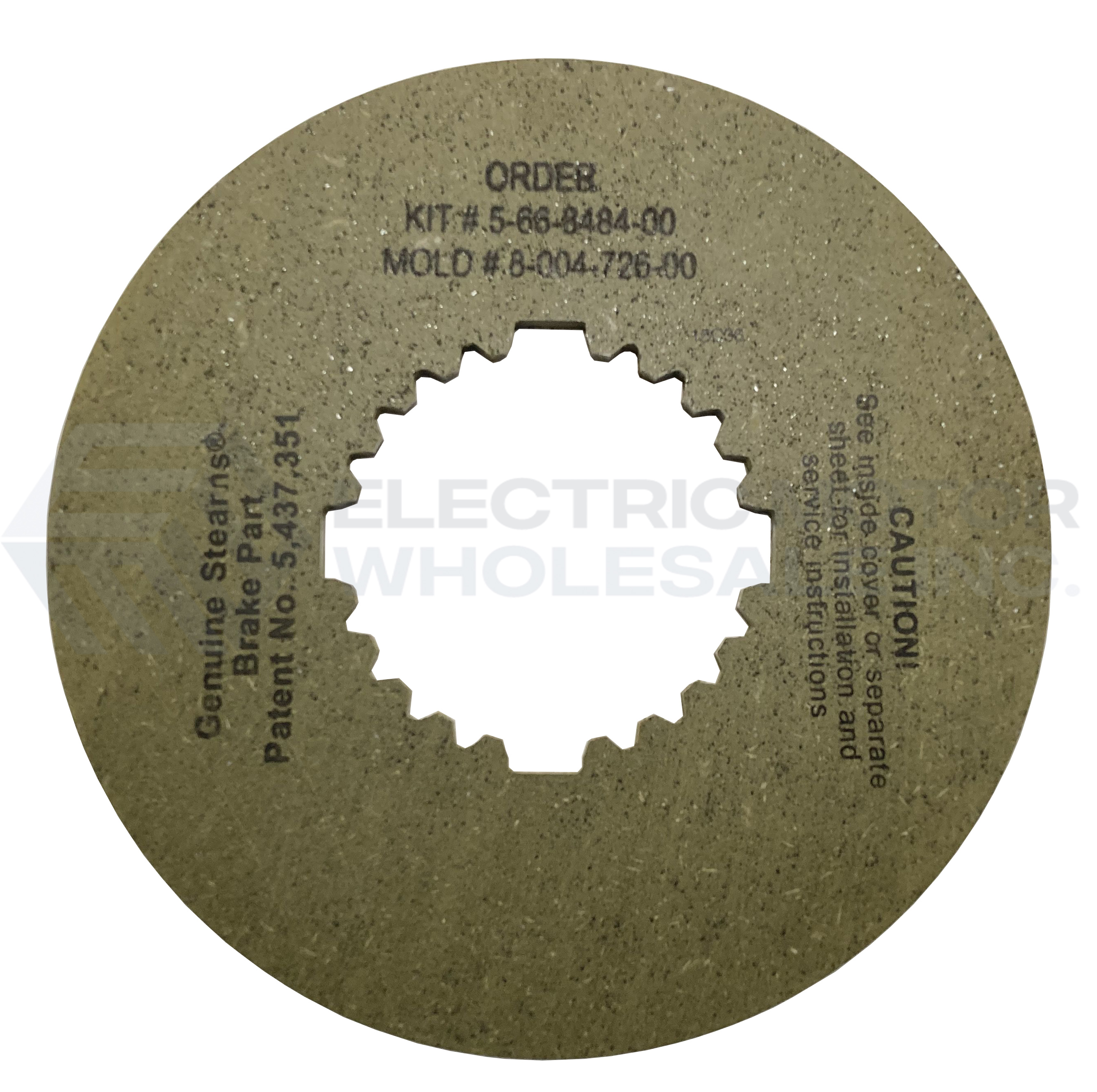 Image for STEARNS 87000 Series High Inertia Friction Disc 566848400
