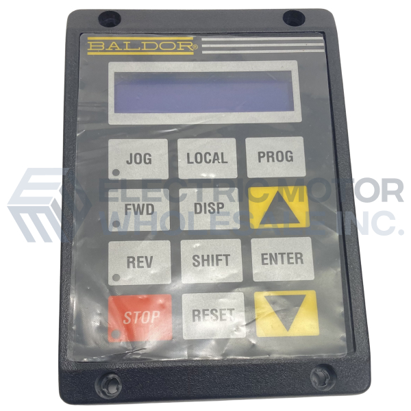Image for KP0022A07 BALDOR H-SERIES NEMA4X BLACK KEYPAD