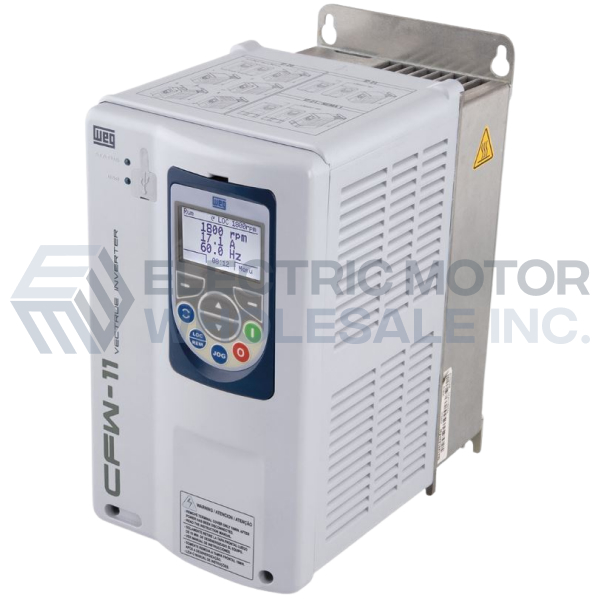 Image for 10HP WEG CFW11 SERIES NEMA1 460VAC 3PH INPUT VFD CFW110017T4ON1Z