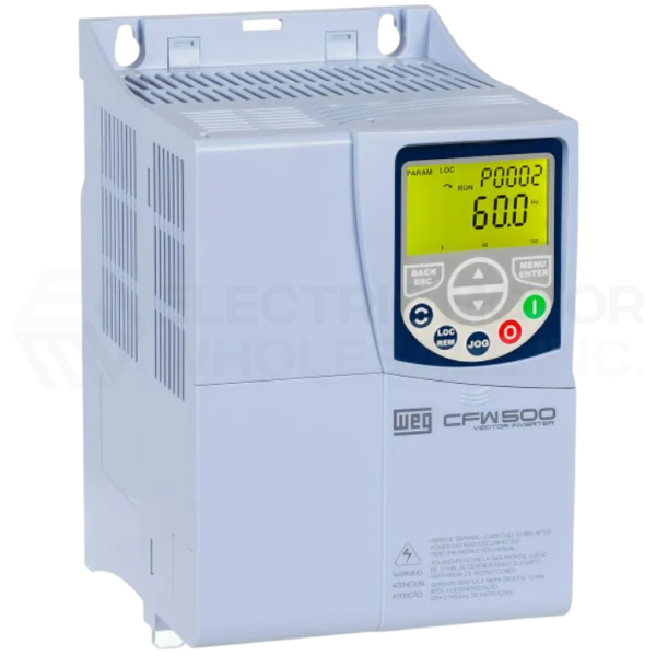 Image for 7.5HP WEG CFW500 SERIES IP20 VFD 230VAC 3PH INPUT CFW500C24P0T2DB20G2