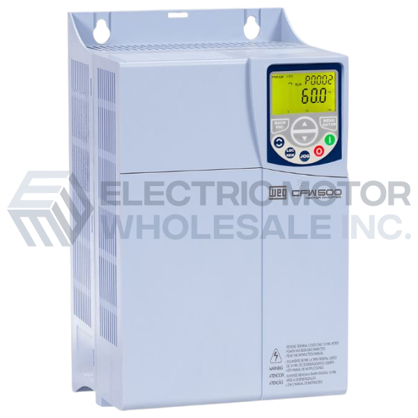 Image for 25HP WEG CFW500 SERIES IP20 VFD 460VAC 3PH INPUT CFW500D31P0T4DB20G2