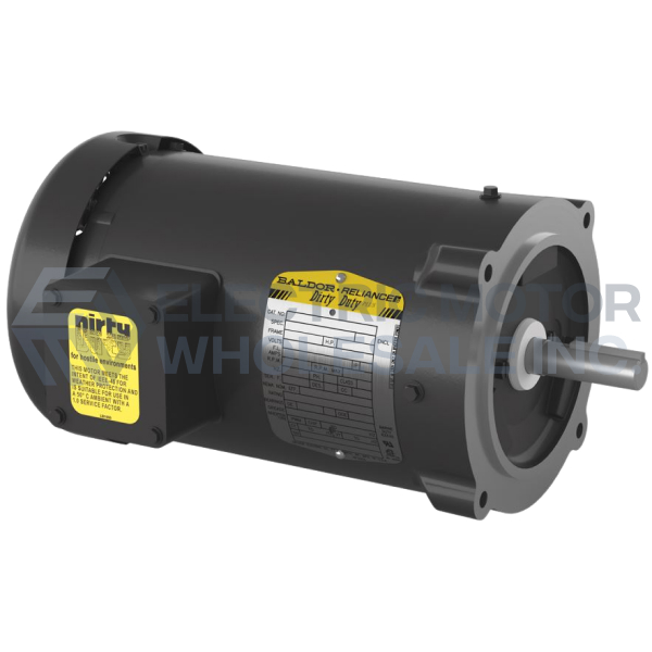 Image for 1HP BALDOR 3450RPM 56C TEFC 3PH DIRTY DUTY MOTOR VEDM3545