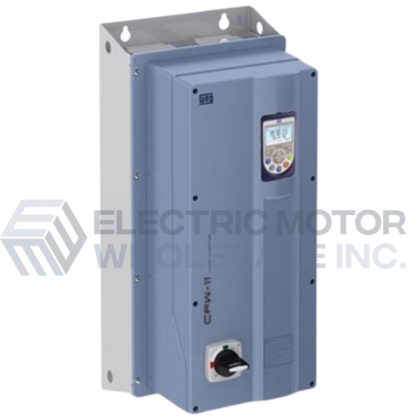 Image for 20HP WEG CFW11 SERIES NEMA12 IP55 460VAC 3PH W/LINE SWITCH VFD CFW110038T4O55DSZ