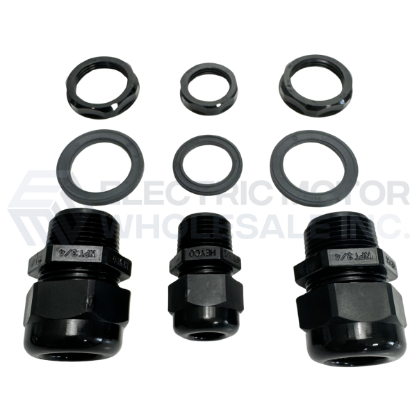 Image for KBAC/KBDA NEMA4 Large Liquid Tight Fitting Kit 8892