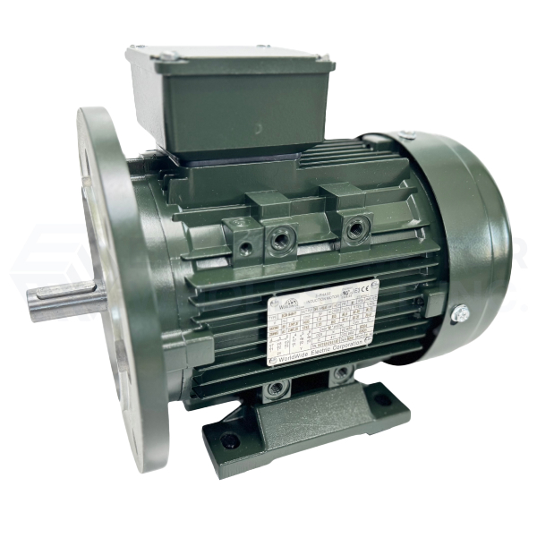 Image for 3/4HP Worldwide 3600RPM 80 Frame B35 IP55 3PH Aluminum IEC Motor IEC34-36-80-FF
