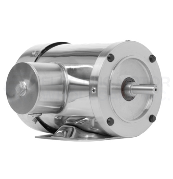 Image for 2HP Worldwide 1800RPM 145TC TEFC 3PH IP69K Stainless Wash Down Motor SSPE2-18-145TC