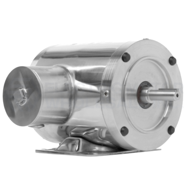 Image for 1.5HP Worldwide 1800RPM 145TC TENV 3PH IP69K Stainless Wash Down Motor SSPENV1.5-18-145TC