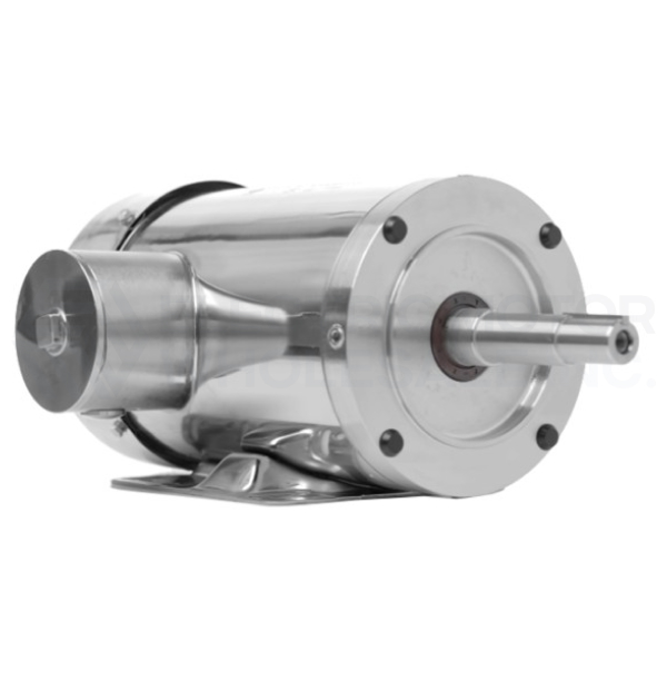 Image for 5HP Worldwide 3600RPM 184JM TEFC 3PH IP69K Stainless Washdown Pump Motor SSPE5-36-184JM