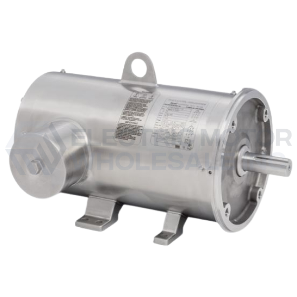 Image for 3HP BALDOR 1750RPM 182TC TENV 3PH STAINLESS FOOD SAFE MOTOR CFSWDNM3611T-4E