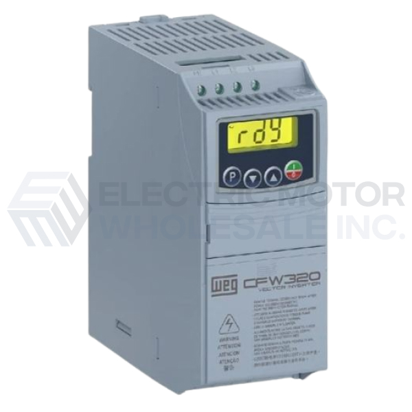 Image for 1.5HP WEG CFW320 SERIES IP20 VFD 460VAC 3PH INPUT CFW320A02P6T4NB20